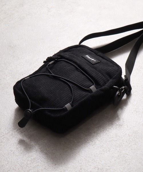 HUF(ハフ)の「【HUF/ハフ】CORDUROY BOWERY SIDE BAG / コーデュロイ ミニ ショルダーバッグ(ショルダーバッグ・メンズ・ブラウン/パープル/ブラック・FREE)」の5枚目の写真