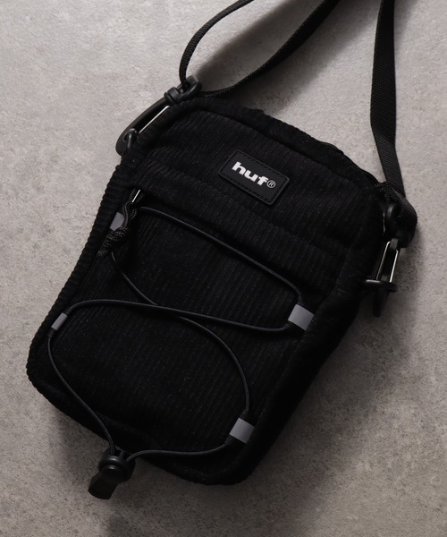 HUF(ハフ)の「【HUF/ハフ】CORDUROY BOWERY SIDE BAG / コーデュロイ ミニ ショルダーバッグ(ショルダーバッグ・メンズ・ブラウン/パープル/ブラック・FREE)」の4枚目の写真