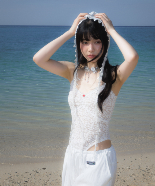 ROSEFRANTZ（ロゼフランツ）の「Lace Bodysuit Sleeveless [Ivory]（Tシャツ/カットソー・レディース・アイボリー・OS）」の8枚目の写真
