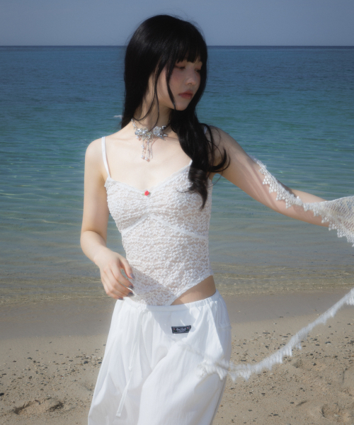 ROSEFRANTZ（ロゼフランツ）の「Lace Bodysuit Sleeveless [Ivory]（Tシャツ/カットソー・レディース・アイボリー・OS）」の9枚目の写真