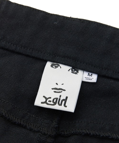 X-girl(エックスガール)の「FADED WIDE LEG FLARE CARGO PANTS(カーゴパンツ・レディース・ブラック/カモフラージュ・S/M)」の17枚目の写真