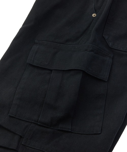 X-girl(エックスガール)の「FADED WIDE LEG FLARE CARGO PANTS(カーゴパンツ・レディース・ブラック/カモフラージュ・S/M)」の21枚目の写真