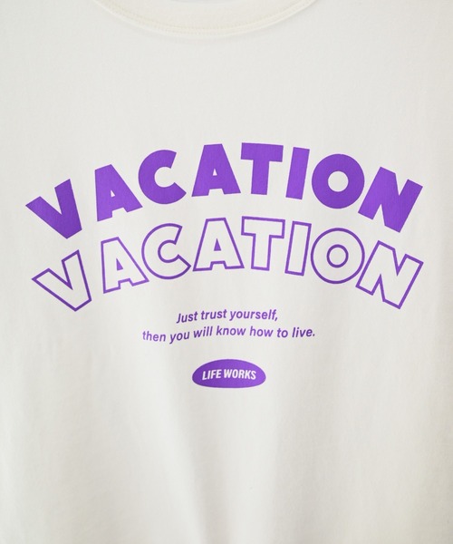 FOV（フォブ）の「FOV/フォブ VACATION Tシャツ（Tシャツ/カットソー・レディース・ホワイト・F）」の2枚目の写真
