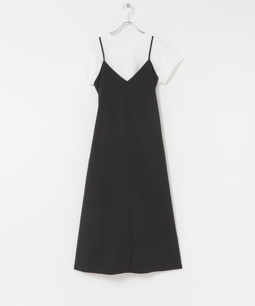ITEMS URBANRESEARCH(アイテムズ アーバンリサーチ)の「『洗濯可』ワッシャーナイロンキャミワンピースセット(楽着シリーズ)(ワンピース・レディース・ブラック系その他/ベージュ系その他/ブラウン系その他・FREE)」の9枚目の写真
