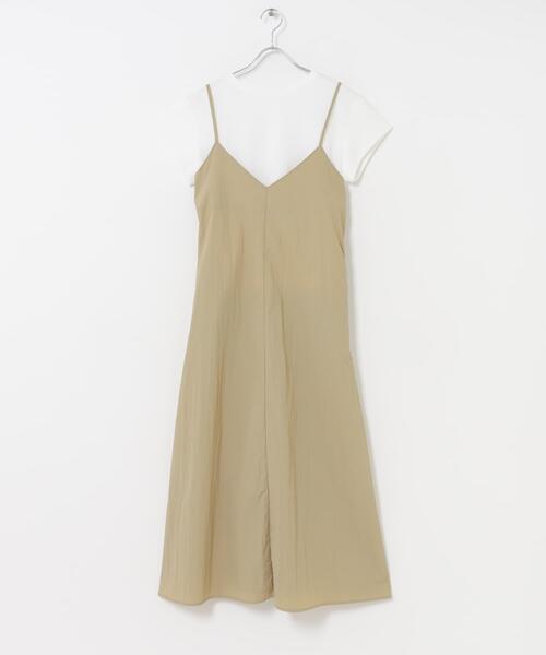 ITEMS URBANRESEARCH(アイテムズ アーバンリサーチ)の「『洗濯可』ワッシャーナイロンキャミワンピースセット(楽着シリーズ)(ワンピース・レディース・ブラック系その他/ベージュ系その他/ブラウン系その他・FREE)」の21枚目の写真