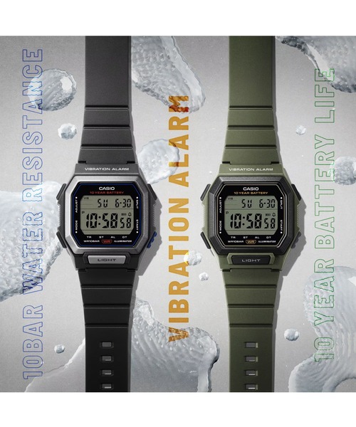 CASIO(カシオ)の「CASIO/カシオ 腕時計 CASIO Collection STANDARD W-738H-1AJF(デジタル腕時計・メンズ・ブラック・FREE)」の6枚目の写真