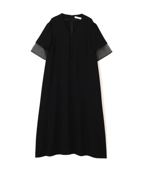ADORE(アドーア)の「◆ドライタッチジョーゼットワンピース(ワンピース・レディース・ベージュ/ブラック・38)」の4枚目の写真