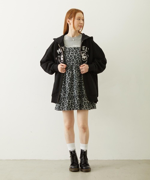 MILKFED.(ミルクフェド)の「LEOPARD PRINT MINI DRESS(ワンピース・レディース・ベージュ/ブラック・ONE SIZE)」の11枚目の写真