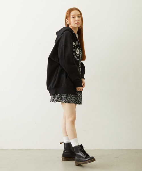 MILKFED.(ミルクフェド)の「LEOPARD PRINT MINI DRESS(ワンピース・レディース・ベージュ/ブラック・ONE SIZE)」の14枚目の写真