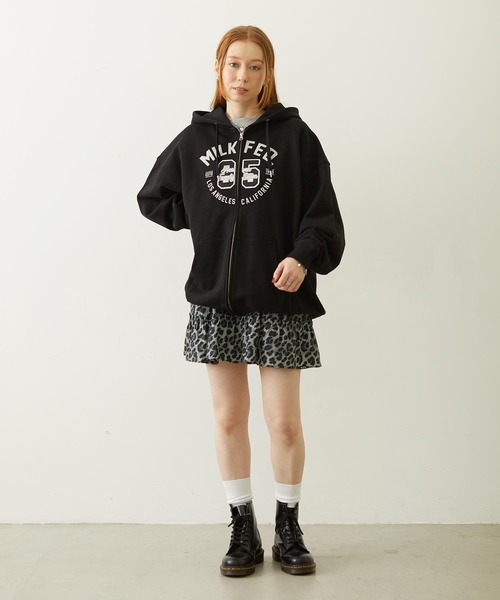 MILKFED.(ミルクフェド)の「LEOPARD PRINT MINI DRESS(ワンピース・レディース・ベージュ/ブラック・ONE SIZE)」の18枚目の写真