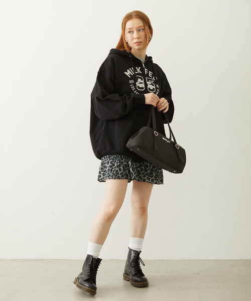 MILKFED.(ミルクフェド)の「LEOPARD PRINT MINI DRESS(ワンピース・レディース・ベージュ/ブラック・ONE SIZE)」の19枚目の写真