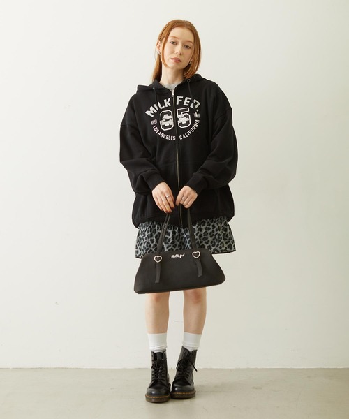 MILKFED.(ミルクフェド)の「LEOPARD PRINT MINI DRESS(ワンピース・レディース・ベージュ/ブラック・ONE SIZE)」の21枚目の写真