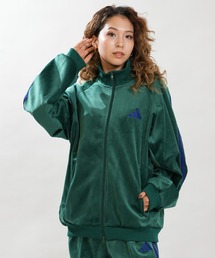 adidas/アディダス ジャージ トラックジャケット ベロア生地 スタジアム ルーズフィット ベロア トラックトップ セットアップ対応 DVY24
