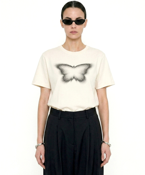 REBRENNER(リブレンナー)の「DTF 20番手 ブラックバタフライスタンダード半袖Tシャツ ネイビー(Tシャツ/カットソー・レディース・その他・SMALL/MEDIUM/LARGE/X-LARGE/2XL/3XL/4XL)」の7枚目の写真