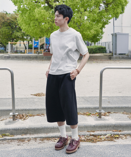 XERO（ゼロ）の「クロップスウェットシャツ [メランジオートミール]（Tシャツ/カットソー・レディース・その他・MEDIUM/LARGE）」の2枚目の写真