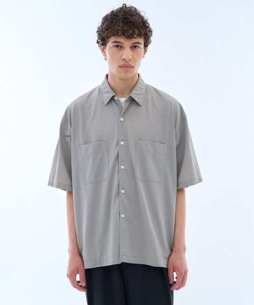 KANEMASA PHIL.(カネマサフィル)の「KANEMASA PHIL. / Nylon Balise SS Shirt(シャツ/ブラウス・メンズ・ブラック/グレー/オレンジ/グリーン・MEDIUM/LARGE)」の1枚目の写真
