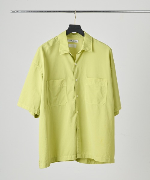 KANEMASA PHIL.(カネマサフィル)の「KANEMASA PHIL. / Nylon Balise SS Shirt(シャツ/ブラウス・メンズ・ブラック/グレー/オレンジ/グリーン・MEDIUM/LARGE)」の3枚目の写真