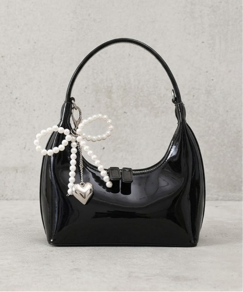 THE CELL.(ザセルドット)の「チャーム付き MINIハンドバッグ MINI HANDBAG WITH CHARM(ハンドバッグ・レディース・ピンク/オフホワイト/ワイン/シルバー/ブラック・FREE)」の20枚目の写真
