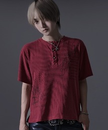 RUDOL（ルドル）の「『RUDOL/ルドル』ピグメント加工ヘンリーネックTEE（Tシャツ/カットソー）」