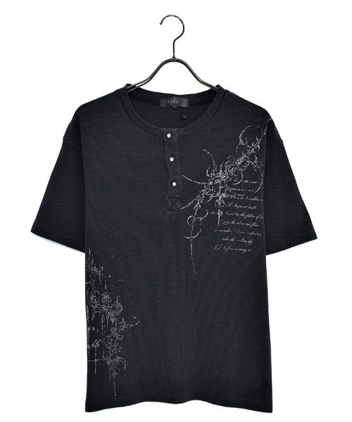 RUDOL(ルドル)の「『RUDOL/ルドル』ピグメント加工ヘンリーネックTEE(Tシャツ/カットソー・メンズ・チャコール/ワイン/アイボリー・M/L)」の19枚目の写真