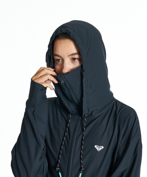 ROXY DRYWELL HOODIE ジップラッシュガード /UVカット/EASY DRY 【2026
