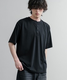 KRIFF MAYER クリフメイヤー 接触冷感・UVカット 夏季GO!TEE ヘンリーネック半袖Tシャツ 2555125