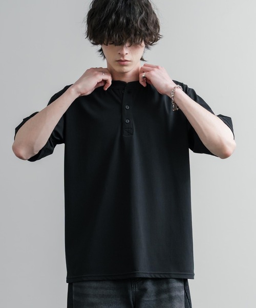 KRIFF MAYER(クリフメイヤー)の「KRIFF MAYER クリフメイヤー 接触冷感・UVカット 夏季GO!TEE ヘンリーネック半袖Tシャツ 2555125(Tシャツ/カットソー・メンズ・ブラック/ブルー/オフホワイト/レッド/ベージュ・M/XL/L)」の13枚目の写真