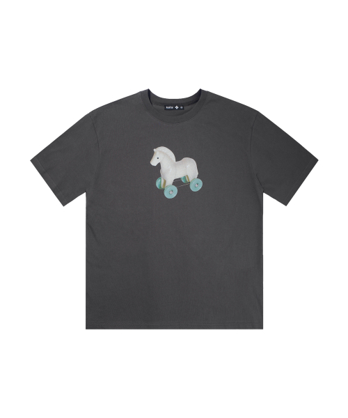 kaifai(カイファイ)の「ミルクポニー 半袖Tシャツ (チャコール) K26QB229(Tシャツ/カットソー・レディース・その他・MEDIUM/LARGE)」の5枚目の写真
