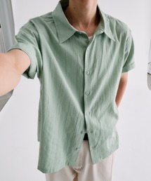 Sheer Random Stripe Shirt / シアーランダムストライプシャツ