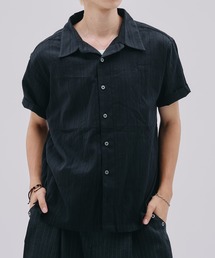 Sheer Random Stripe Shirt / シアーランダムストライプシャツ