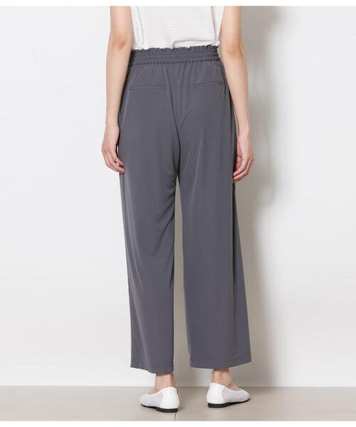 NEWYORKER(ニューヨーカー)の「【ストレッチ】ドライジャージー ドロストイージーパンツ(その他パンツ・レディース・グレー/ブラック・MEDIUM/LARGE)」の5枚目の写真