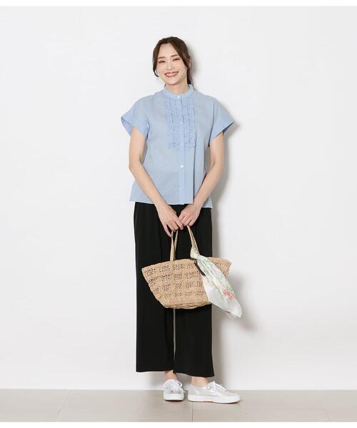 NEWYORKER(ニューヨーカー)の「【ストレッチ】ドライジャージー ドロストイージーパンツ(その他パンツ・レディース・グレー/ブラック・MEDIUM/LARGE)」の12枚目の写真