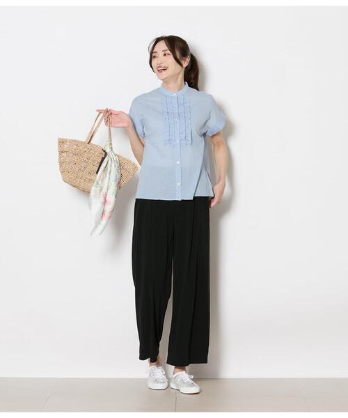 NEWYORKER(ニューヨーカー)の「【ストレッチ】ドライジャージー ドロストイージーパンツ(その他パンツ・レディース・グレー/ブラック・MEDIUM/LARGE)」の13枚目の写真