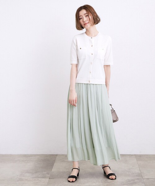 grove(グローブ)の「エアリーシアースカーチョ(その他パンツ・レディース・ブラウン系その他/サックスブルー/ブラック・01/02/03/04/05)」の13枚目の写真