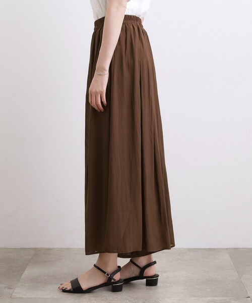 grove(グローブ)の「エアリーシアースカーチョ(その他パンツ・レディース・ブラウン系その他/サックスブルー/ブラック・01/02/03/04/05)」の17枚目の写真