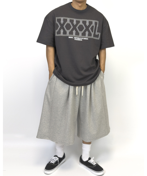 PACIENCIA(パシエンシア)の「トリプルエックス(Triple-X) オーバーサイズ 半袖 CHARCOAL(Tシャツ/カットソー・メンズ・その他・LARGE/X-LARGE/XX-LARGE)」の2枚目の写真