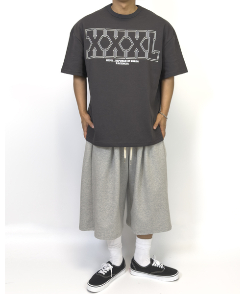 PACIENCIA(パシエンシア)の「トリプルエックス(Triple-X) オーバーサイズ 半袖 CHARCOAL(Tシャツ/カットソー・メンズ・その他・LARGE/X-LARGE/XX-LARGE)」の3枚目の写真
