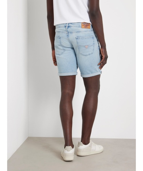 Guess(ゲス)の「SONNY Short デニムパンツ ショートパンツ ショーツ(デニムパンツ・メンズ・ブルー系その他・31inch/30inch/29inch/28inch)」の2枚目の写真