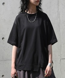 アシメ裾 Tシャツ