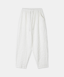 Pleats balloon pants / WHITE