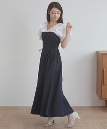raffle docking dress / ラッフルドッキングワンピース