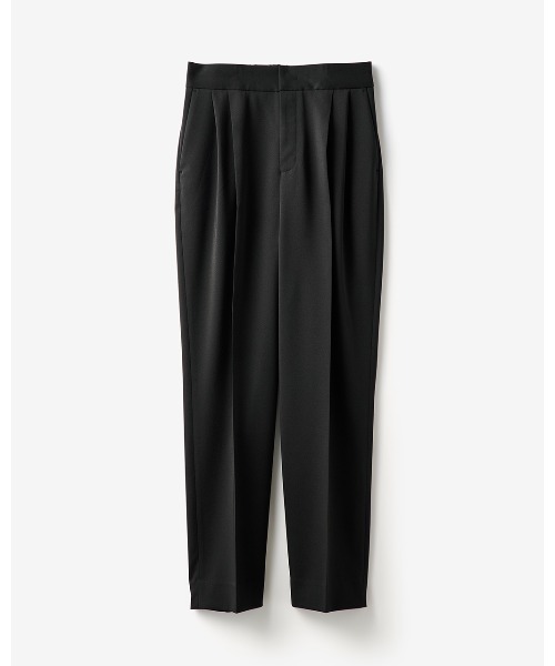 DoCLASSE( ドゥクラッセ)の「ストレッチツイル・タックテーパード/65cm(その他パンツ・レディース・オフホワイト/ブラック/モカ・11/13/7/9)」の11枚目の写真