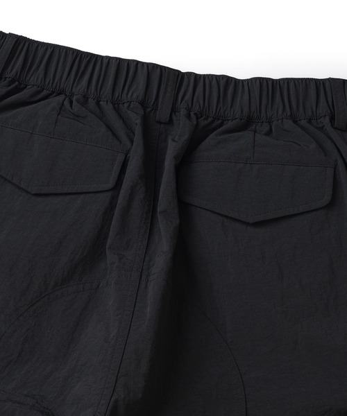 NOT4NERD(ノットフォーナード)の「NOT4NERD/ノットフォーナード/Knee Tuck Parachute Cargo Bermuda Shorts(カーゴパンツ・メンズ・ライトカーキ/ブラック・L/M)」の11枚目の写真