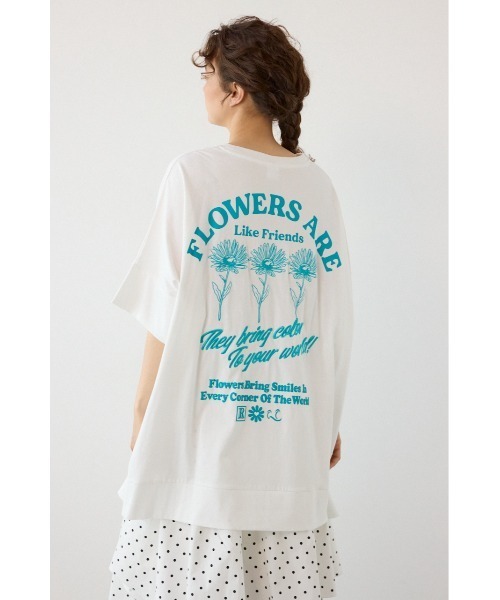 RODEO CROWNS WIDE BOWL（ロデオクラウンズワイドボウル）の「EMBROIDERY FLOWERSワンピース（ワンピース・レディース・ライトピンク/ブラック/オフホワイト/ライトブルー・FREE）」の7枚目の写真