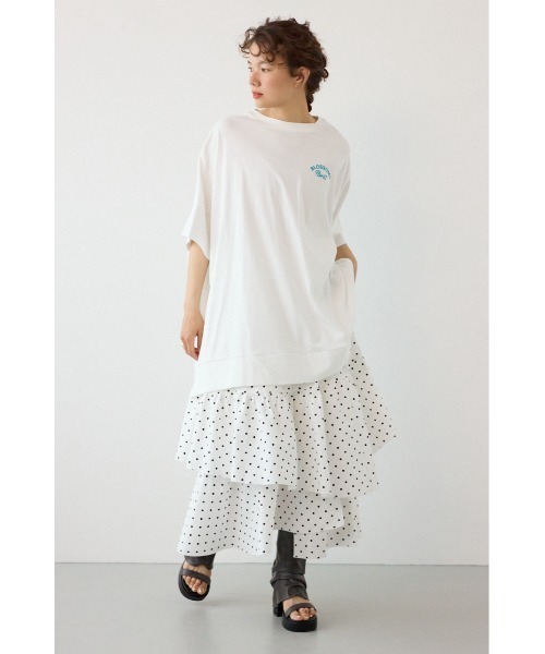 RODEO CROWNS WIDE BOWL（ロデオクラウンズワイドボウル）の「EMBROIDERY FLOWERSワンピース（ワンピース・レディース・ライトピンク/ブラック/オフホワイト/ライトブルー・FREE）」の8枚目の写真