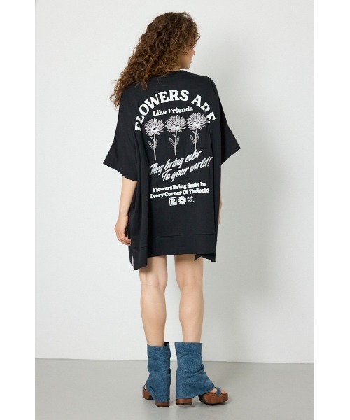 RODEO CROWNS WIDE BOWL（ロデオクラウンズワイドボウル）の「EMBROIDERY FLOWERSワンピース（ワンピース・レディース・ライトピンク/ブラック/オフホワイト/ライトブルー・FREE）」の19枚目の写真