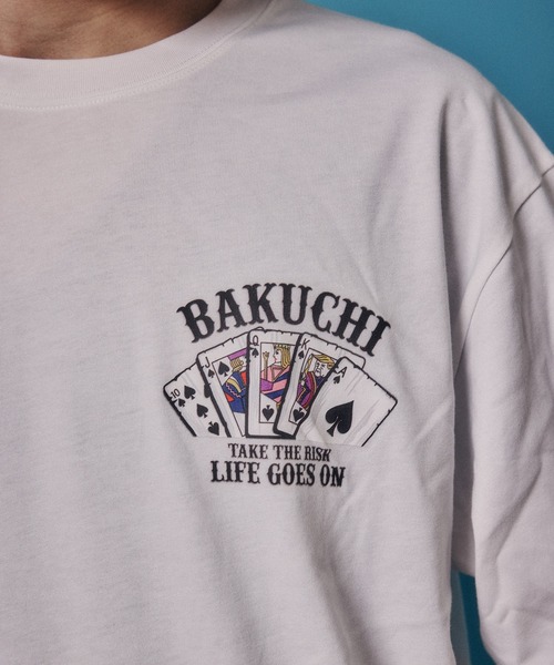 JACKROSE(ジャックローズ)の「BAKUCHI ポーカー TEE(Tシャツ/カットソー・メンズ・ブラック/ホワイト・M/XL/L)」の7枚目の写真