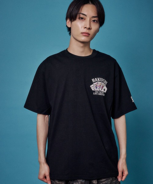 JACKROSE(ジャックローズ)の「BAKUCHI ポーカー TEE(Tシャツ/カットソー・メンズ・ブラック/ホワイト・M/XL/L)」の14枚目の写真