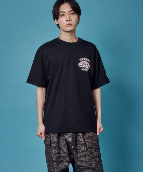 JACKROSE(ジャックローズ)の「BAKUCHI ポーカー TEE(Tシャツ/カットソー・メンズ・ブラック/ホワイト・M/XL/L)」の16枚目の写真