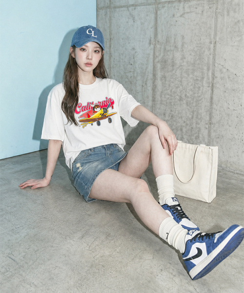 CRISCELO(クリスチェロ)の「(共用) カリフォルニアTシャツ - (ホワイト20番手オーバーサイズ)(Tシャツ/カットソー・レディース・その他・MEDIUM/LARGE)」の3枚目の写真